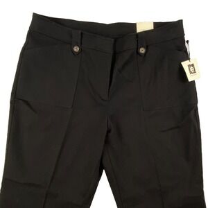 NWT‎ Anne Klein Women's Dress Pants High Rise 16 Boot Leg Black